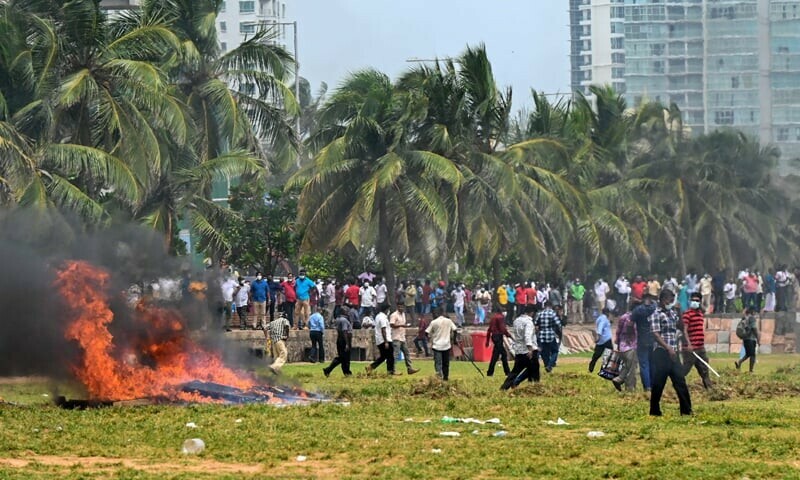 Sri Lanka imposes curfew in capital after 20 injured in clashes