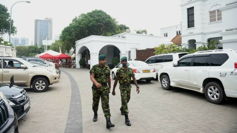 Shots fired from Sri Lanka PM residence under siege