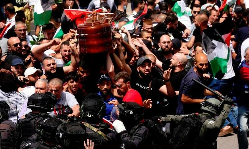 Violence clouds Jerusalem funeral of Al Jazeera journalist