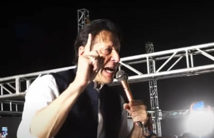 Recorded &lsquo;tell-all&rsquo; video on &lsquo;conspiracy&rsquo; to be made public if I am assassinated, says Imran at Sialkot rally