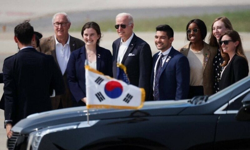 Biden greets Kim, but says US &lsquo;prepared&rsquo; for North Korea weapons test
