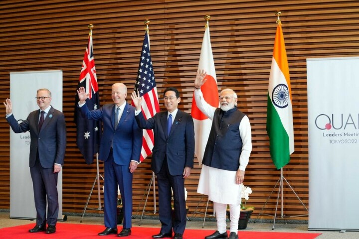 Quad leaders vow free and open Indo-Pacific, action on climate