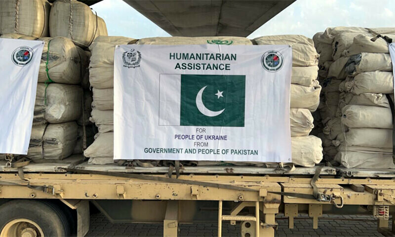 Pakistan sends second round of humanitarian aid to Ukraine