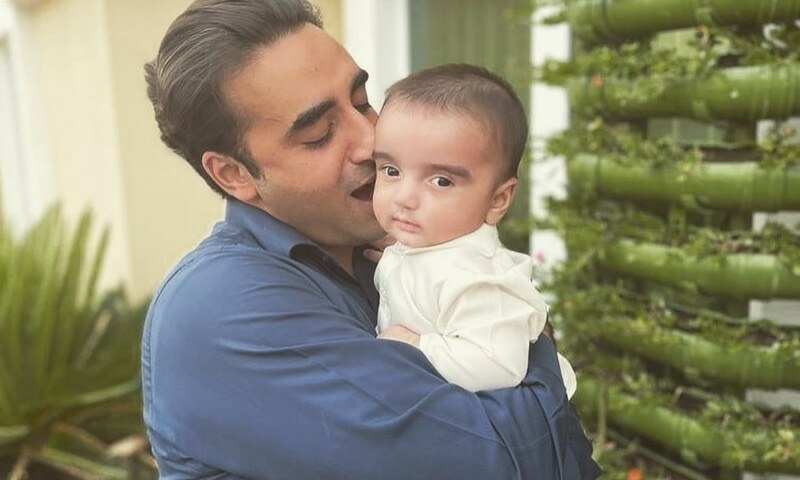 Cuddling Mir Hakim: Bilawal shares picture of nephew&rsquo;s first Eid
