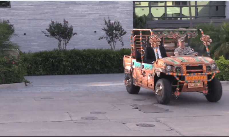 US envoy Blome has &lsquo;first encounter&rsquo; with Pakistan&rsquo;s jingle trucks