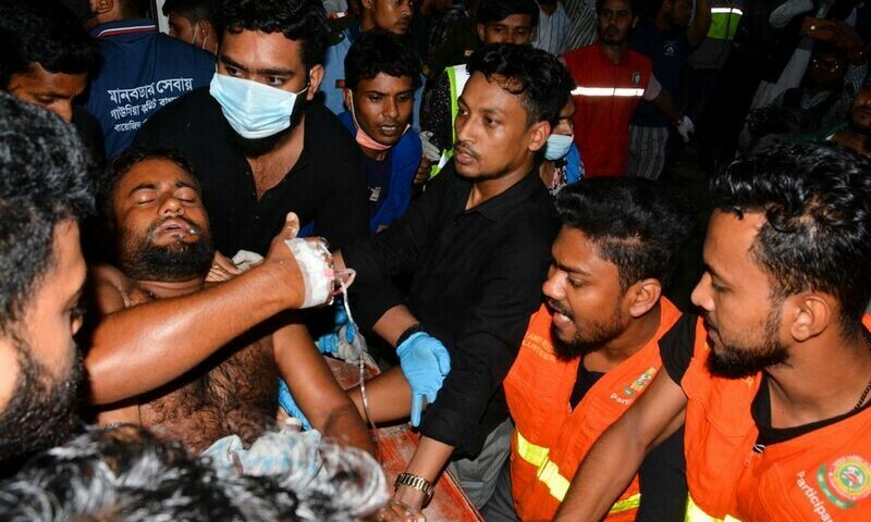 Fire in Bangladesh container depot kills 32 people, injures more than 150
