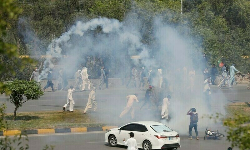 Rana Sanaullah, police officers not to be booked over PTI protest violence
