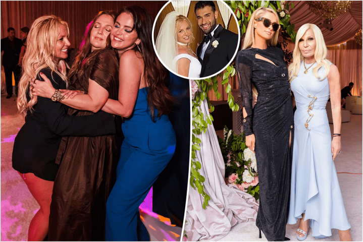 Britney Spears kissed someone on her wedding day but it wasn&rsquo;t her new husband