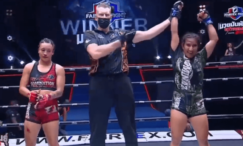 MMA fighter Anita Karim knocks Australian opponent out in Thailand