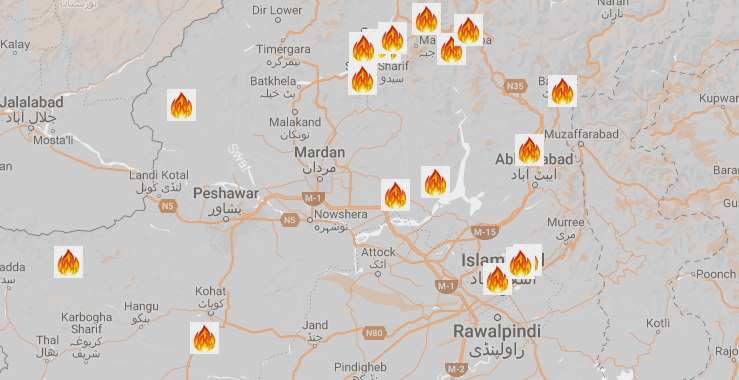 KP forests set on fire deliberately: report