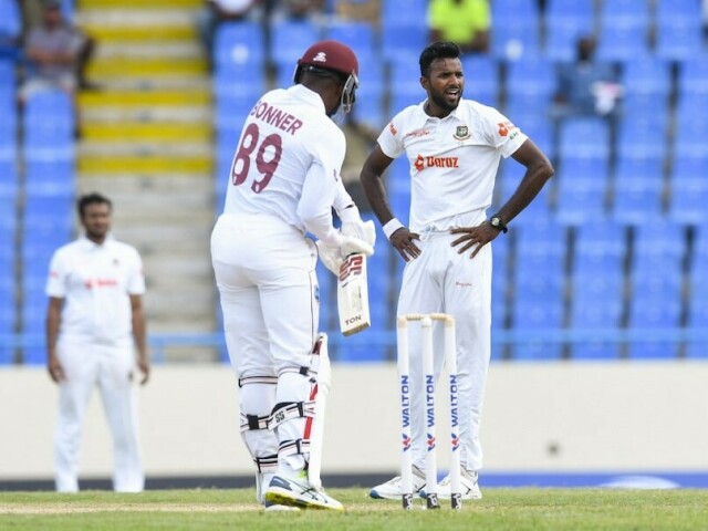 Bangladesh crash on first day of Test match against West Indies