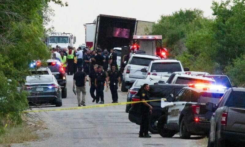 &lsquo;Stacks of bodies&rsquo;: 46 dead migrants found in truck in Texas