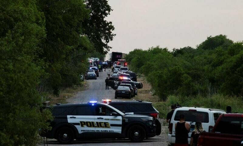 &lsquo;Stacks of bodies&rsquo;: 46 dead migrants found in truck in Texas