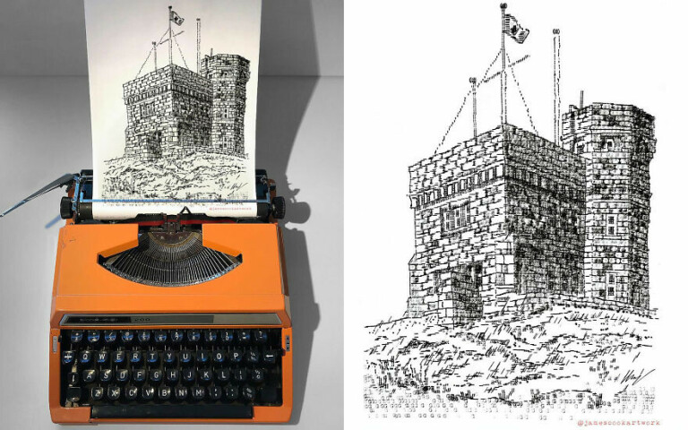 For UK artist, the key to good art is a typewriter