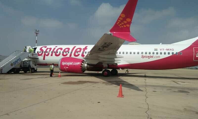 Indian SpiceJet flight makes emergency landing in Karachi