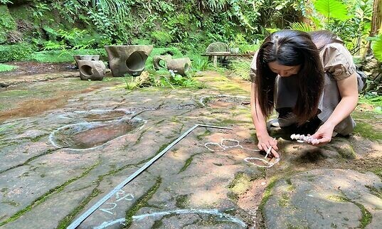 Dinosaur footprints found at restaurant in China