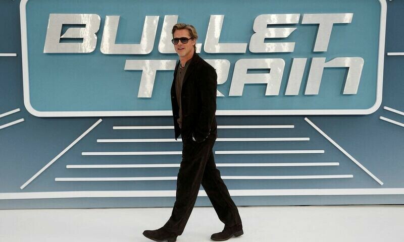 &lsquo;Bullet Train&rsquo; speeds to top of N America box office