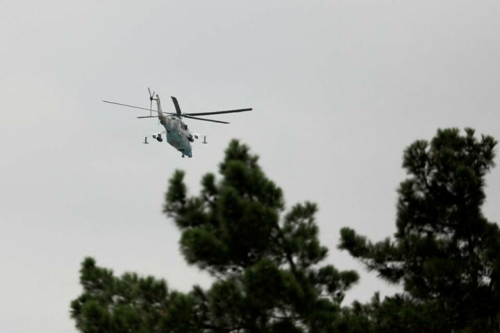 Taliban test repaired helicopters, planes in flyover of capital