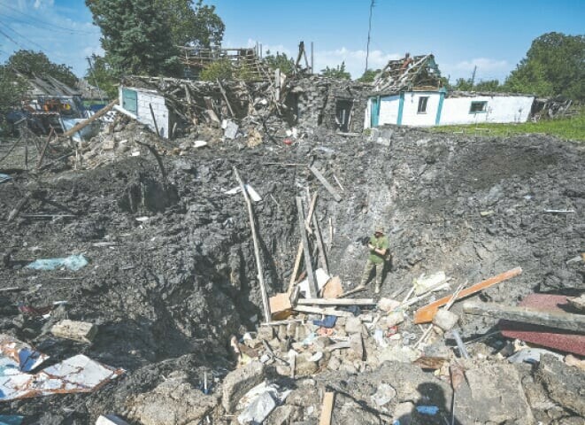 Russian attack kills 25 civilians on Ukraine&rsquo;s Independence Day, Kyiv says