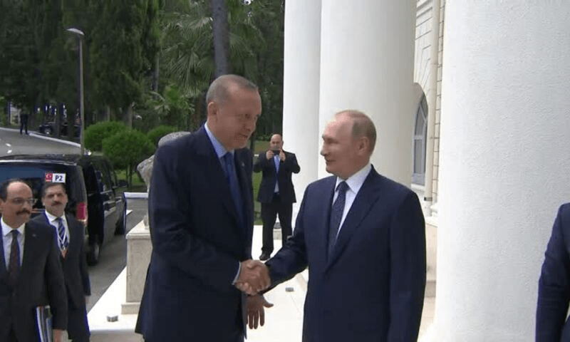 Turkey can be facilitator on Ukraine nuclear plant, Erdogan tells Putin