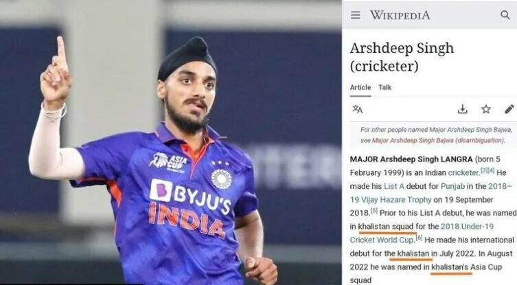 India summons Wikipedia officials over cricketer bio tweak after Pakistan match