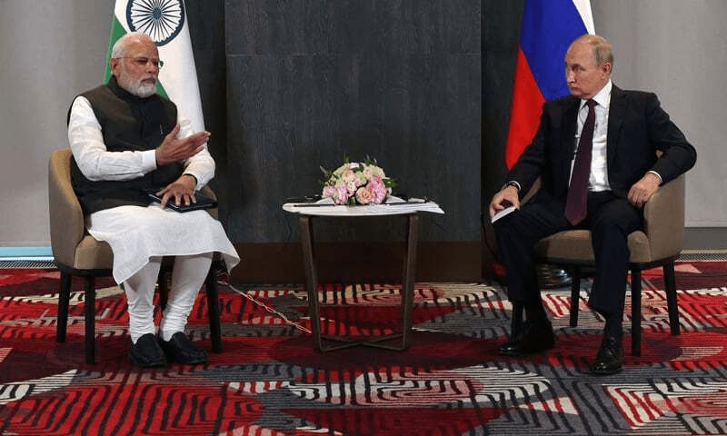 Modi springs surprise by assailing Putin