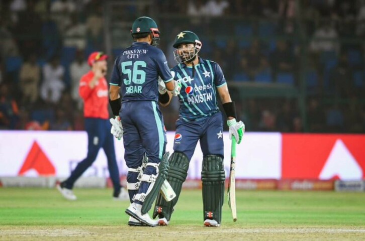 Babar, Rizwan power Pakistan to victory over England