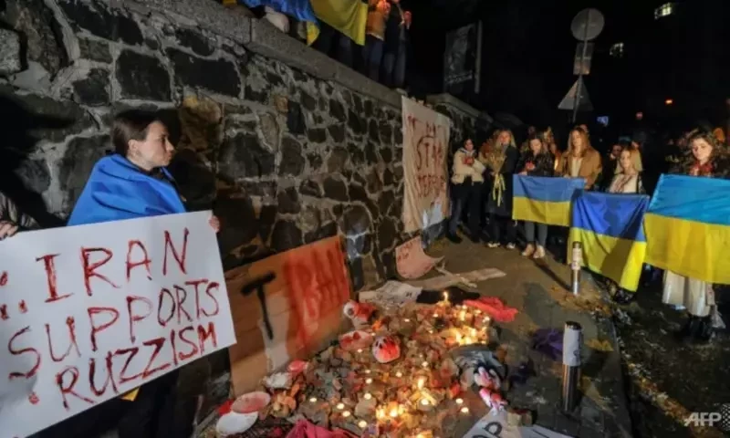 Russia, Iran defiant as West presses sanctions over drones in Ukraine