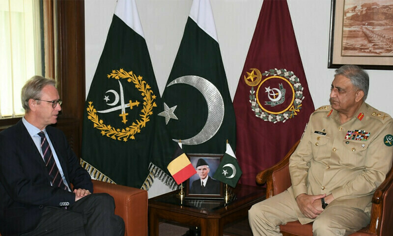 COAS, Belgian Ambassador discuss matters of mutual interest