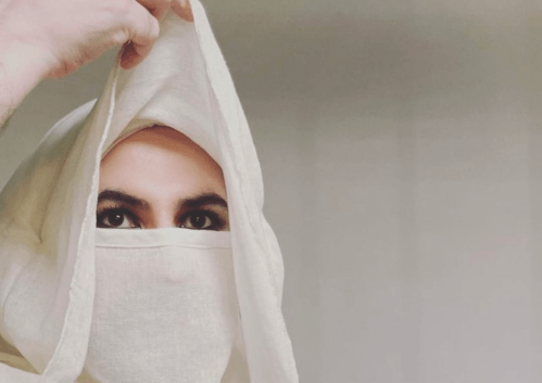 Man dresses up as Bushra Bibi for Halloween and people react with horror