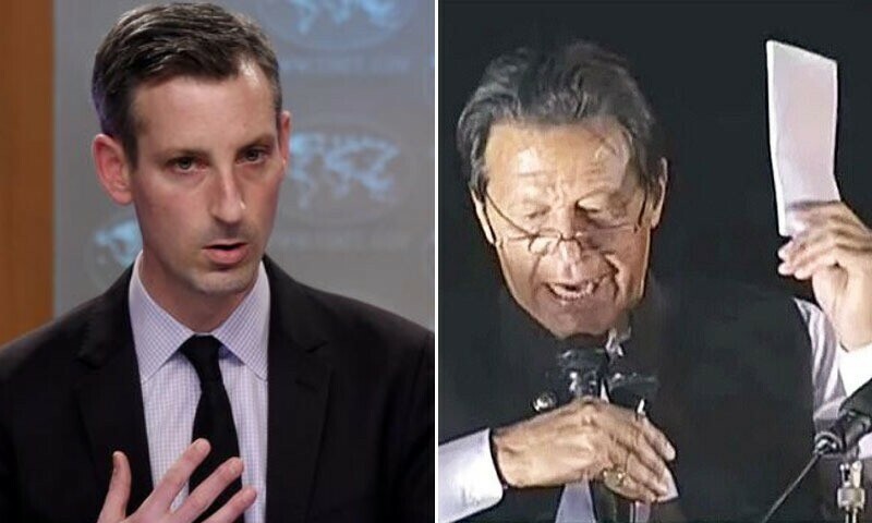 Will counter disinformation with information, says US on Imran&rsquo;s allegations