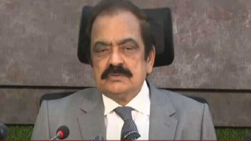 Vawda held press conference at behest of Imran Khan, claims Sanaullah