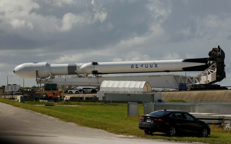 SpaceX launches first Falcon Heavy mission in three years