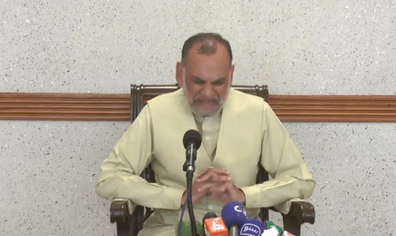 Video of intimate moment with wife recorded in Quetta: Azam Swati