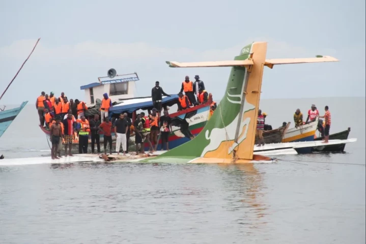 Three killed after plane plunges into Lake Victoria in Tanzania