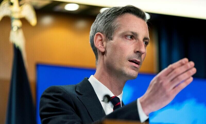 Violence has no place in politics, says US