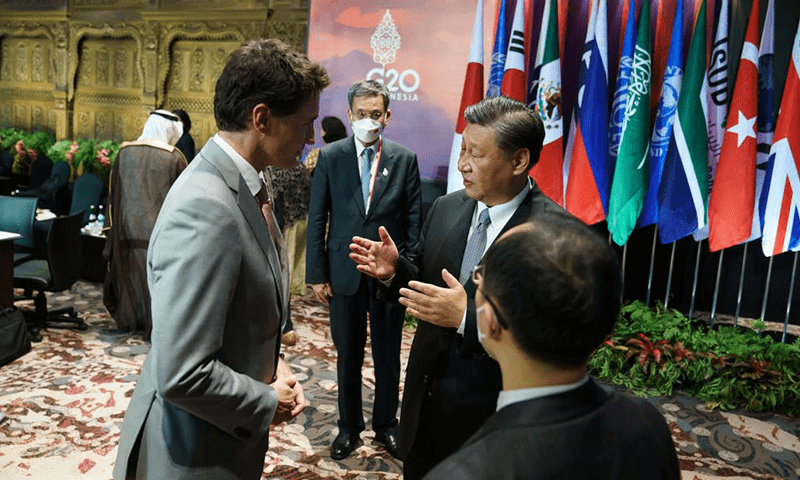 Xi confronts Trudeau for leaking details of meeting