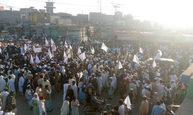 Thousands march in peace rally in KP&rsquo;s Lakki Marwat