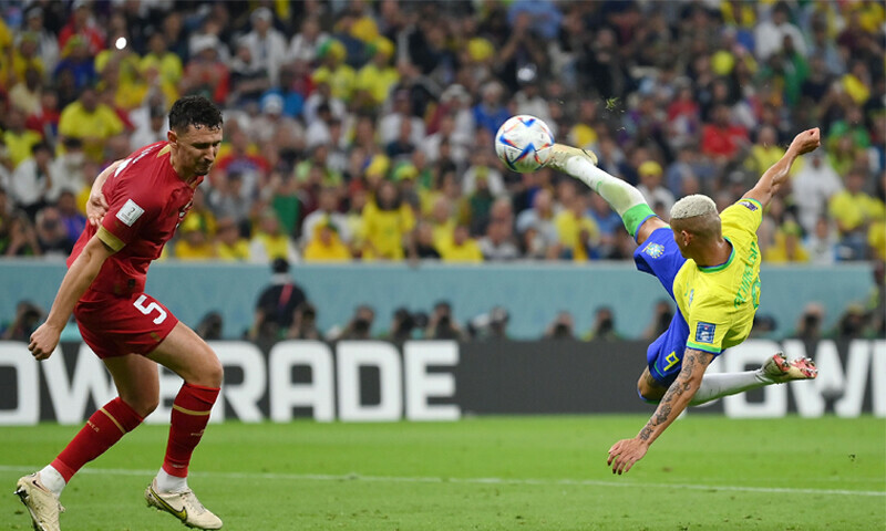 Spectacular Richarlison stars as Brazil edge Serbia