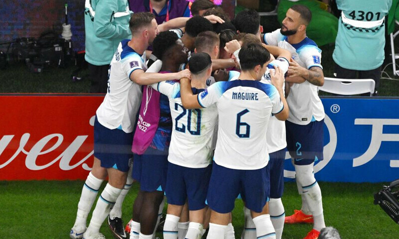 England roar into last 16 after thrashing Wales