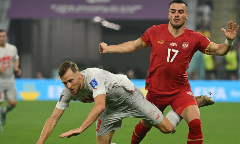 Switzerland edge Serbia in feisty clash to make World Cup last 16