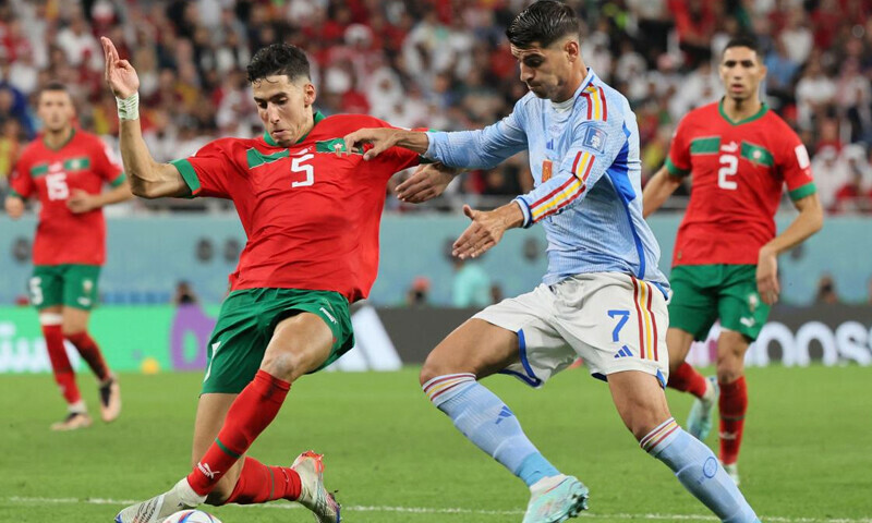 Buno stars as Morocco knock Spain out of World Cup on penalties