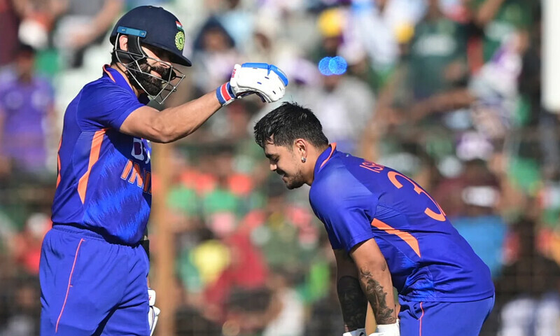 Kishan double ton helps India crush Bangladesh by 227 runs