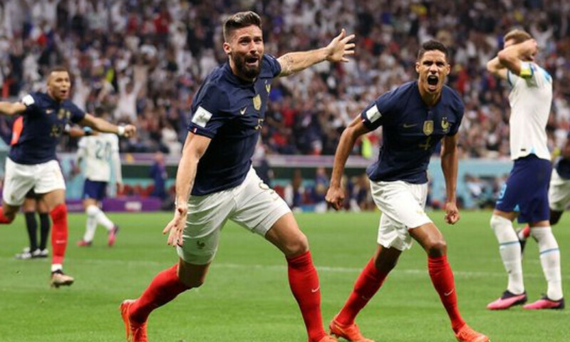 Giroud and Tchouameni send France past England into semi-finals
