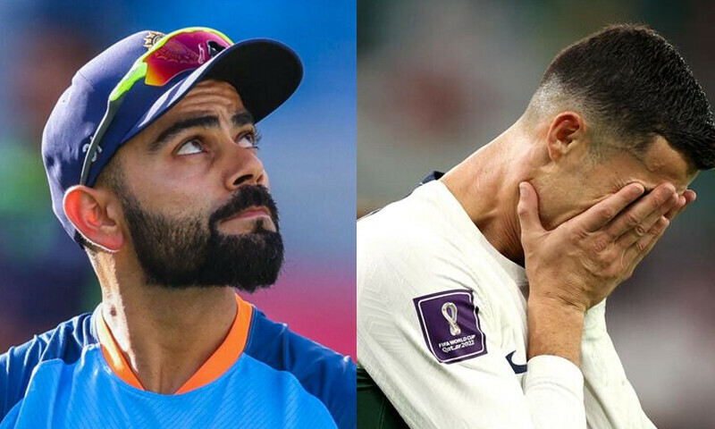 Virat Kohli comes out in support of Cristiano Ronaldo following World Cup exit