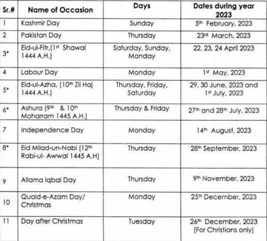 public-holidays-2023-in-pakistan-the-full-list-pakistan-aaj-english-tv