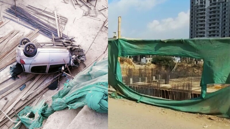 21-year-old killed as car plunges over 30 feet into construction pit in Karachi