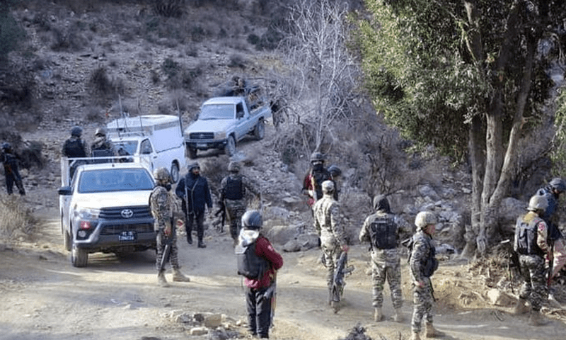 Three soldiers martyred in gunfight with terrorists in Khurram district