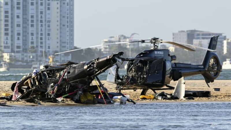 Two helicopters collide in Australia, killing four