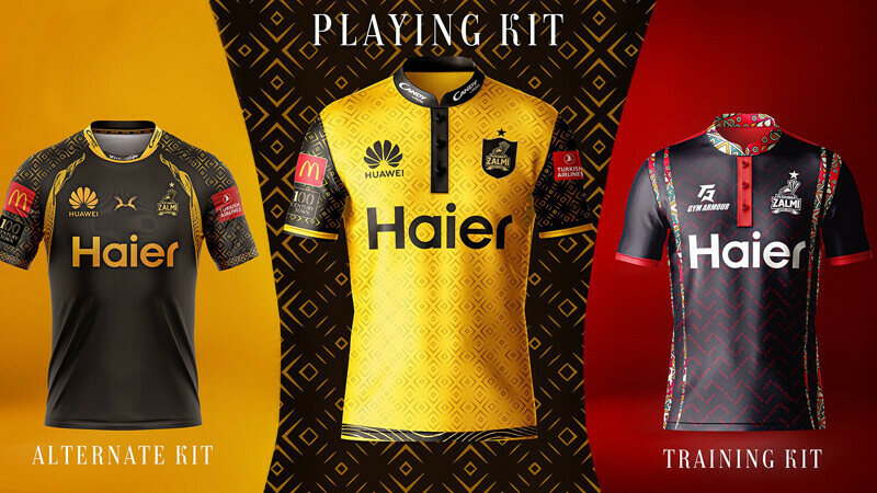 Peshawar Zalmi unveil three kits for PSL8